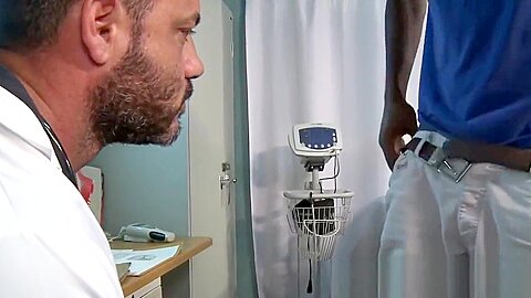 Doctor riding black dong