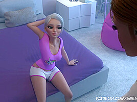 Doe Love - Amy's Big Wish - 2 - 6 - Two Futanari Babes Hang Out, Fuck, and Cum