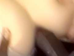 Domme in thigh high boots organises ffm threesome