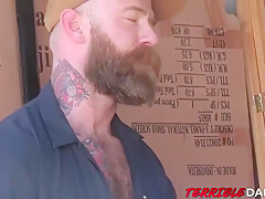 Donnie Argento And Jack Dixon In Hot Bearded Hunk Mouth Filled With Warm Cum