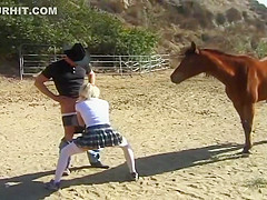 Dude Ranch Tourist Decides She Wants Some Wild West Sex
