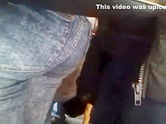 Dude with his dick out touches woman’s ass