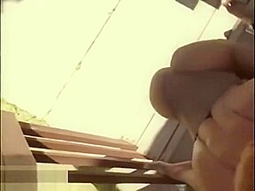Early morning dick sucking on the porch