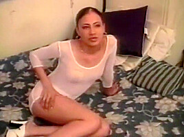Ebony Babe Gets Banged And Creamed By White Stud In Bed
