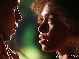 Ebony Gets Wild in the Jungle - Sinfulxxx