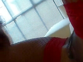 Ebony Takes Cock POV