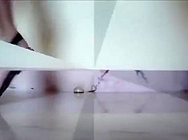 Energetic Woman Dancing Around in Her Sexy Sandals