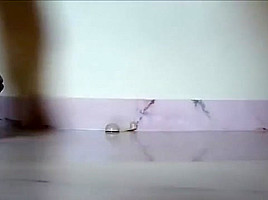 Energetic Woman Dancing Around in Her Sexy Sandals