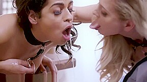 EroticaX Mistress Cherie Teases teen 18+ Slave with Cock and Vag Licks