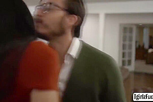 Eva Maxim In Chesty Brunette Tbabe Licks And Fucks