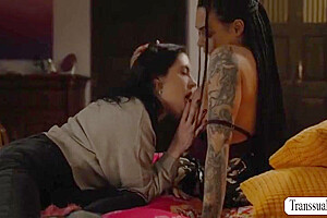 Eva Maxim In Latina Ladyboy Licks And Fucks Her Stepsisters Wet Pussy
