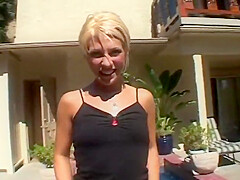 Excellent Expirienced Blonde Whore Gets Fucked Upside Down And In The Ass