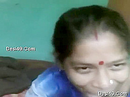 Exclusive- Desi Village Boudi Sucking Dewar Dick