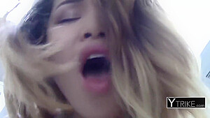 Exotic Beauty Is Very Happy To Finally Ride A Hard Shaf