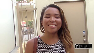 Exotic Beauty Is Very Happy To Finally Ride A Hard Shaf