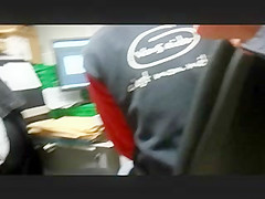 FLASHING BIG DICK AT WORK  ON MY COWORKER 2