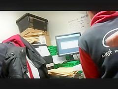 FLASHING BIG DICK AT WORK  ON MY COWORKER 2