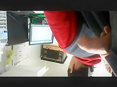 FLASHING BIG DICK AT WORK  ON MY COWORKER 2