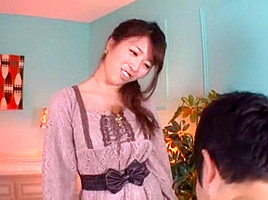 Fabulous Japanese chick Riku Yamaguchi in Exotic Cunnilingus, Blowjob JAV clip