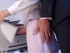 Fabulous Japanese girl Azumi Harusaki in Exotic Office JAV movie