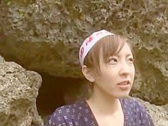 Fabulous Japanese model An Mashiro in Incredible Blowjob, POV JAV movie