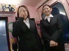 Fabulous Japanese model in Crazy MILFs, Handjobs JAV clip