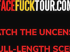 Face Fuck Tour - Busty Blonde Lisi Kitty Is A Big Cock Deepthroat Pro