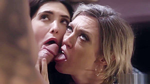 Fake dauther 3some sex adventure with crazy couple