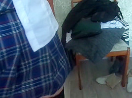 Faldita de colegiala