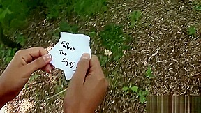 Fantastic Claudia gets nailed in the woods