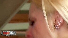 Faye Runaway - Beautiful Blonde Pleasures A Big Black Cock In Her Ass