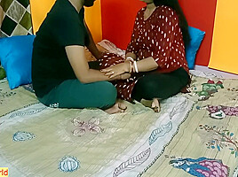 Feeling Shy While Fucking Close Friends Hot Stepmom! Indian Hot Sex