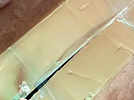 Femdom Facesitting While In Mummification Bondage Tease Handjob And Post Orgasm Torture