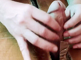 Femdom Facesitting While In Mummification Bondage Tease Handjob And Post Orgasm Torture