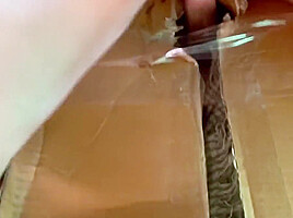 Femdom Facesitting While In Mummification Bondage Tease Handjob And Post Orgasm Torture