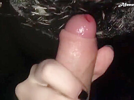 Femfoxfury - Neighbor Passionate Sucks Big Dick In Frost To Cum In Mouth - Outdoor