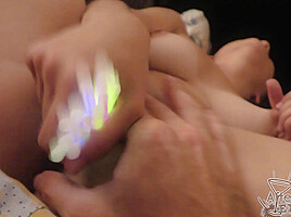 Fetish Glowstick Pussy Gaping Dirty Directors Cut Pov With Big Boob Paula