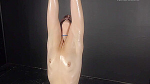 Fetish Model Suspended, Arms Over Head, Aoh, Damsel In Peril 11 Min