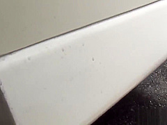 Fetish asian slut peeing in street
