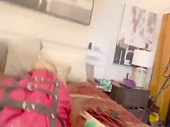 Figging Wife In Straight Jacket Til She Squirts