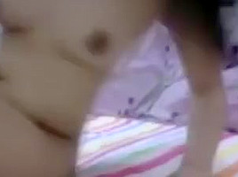 Filipina wife masturbates