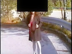 Flash by the road