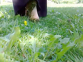 Flowers Crushed by Bare Feet