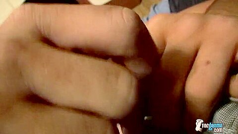 Foot Fanatic Ajax Jerks His Dick - Ajax