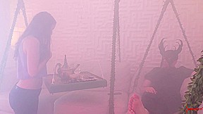 Foot worshipping sub teen 18+ gets ass banged