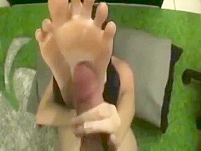 Footjob Cumshots Compilation 2