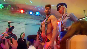 Foxy kittens get entirely silly and nude at hardcore party