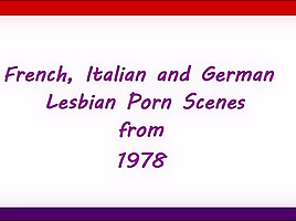 French, Italian And German Lesbian Scenes From 1978 01 - Brigitte Lahaie, Muriel White And Cathy Stewart