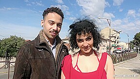 French couple, Azylis and Aaron, do it hard