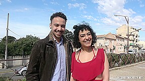 French couple, Azylis and Aaron, do it hard
